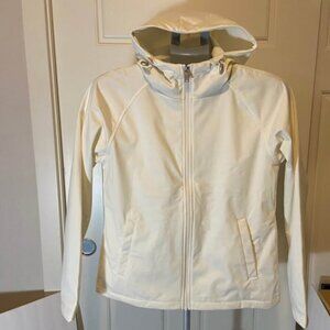 32 Degrees Heat Women’s Off-White Full Zip Hooded Jacket Size XS NWT